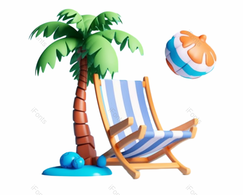 卡通图片,天空元素,夏天PNG,插画免抠素材